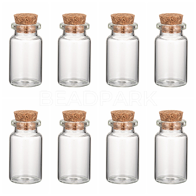 Glass Jar Glass Bottles X2-AJEW-H004-7-1-1