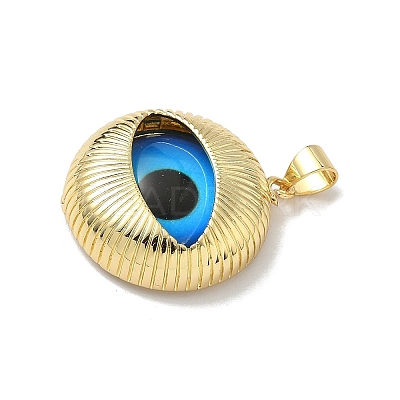 Brass Resin Pendants KK-H079-02A-G02-1