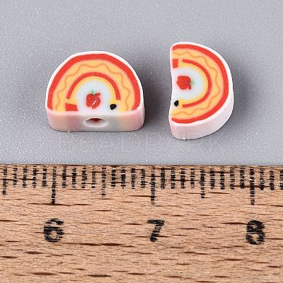 Handmade Polymer Clay Beads CLAY-Q253-16A-1