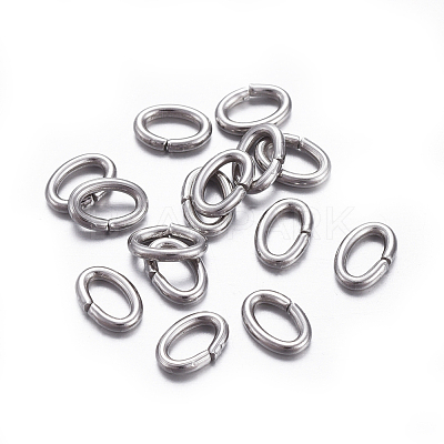 Tarnish Resistant 304 Stainless Steel Open Jump Rings STAS-F221-40P-K-1