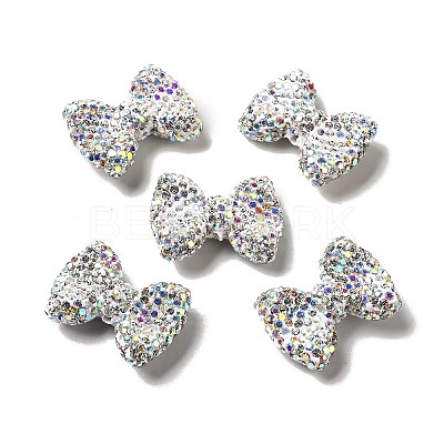 Polymer Clay Rhinestone Beads RGLA-D050-03A-1