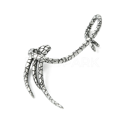 316 Surgical Stainless Steel Cuff Earrings EJEW-E300-04AS-02-1