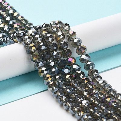 Electroplate Glass Beads Strands EGLA-A034-T2mm-B19-1