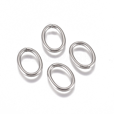 Non-Tarnish 304 Stainless Steel Open Jump Rings X-STAS-L234-144D-1