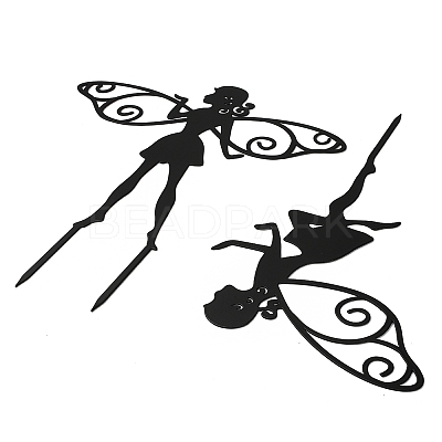 Iron Fairy Garden Stakes AJEW-Z050-01A-1