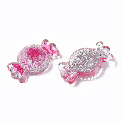 Transparent Resin Decoden Cabochons CRES-N034-14B-1