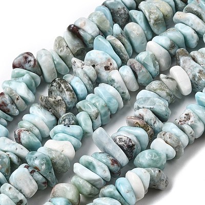 Natural Larimar Beads Strands G-A285-A05-01-1