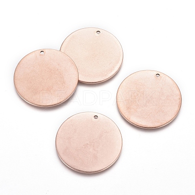 Ion Plating(IP) 304 Stainless Steel Pendants X-EJEW-L238-01B-RG-1