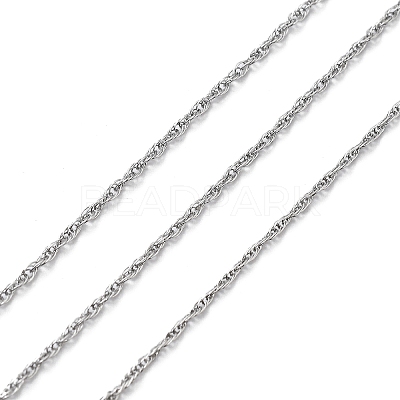 304 Stainless Steel Rope Chains CHS-L019-05P-1