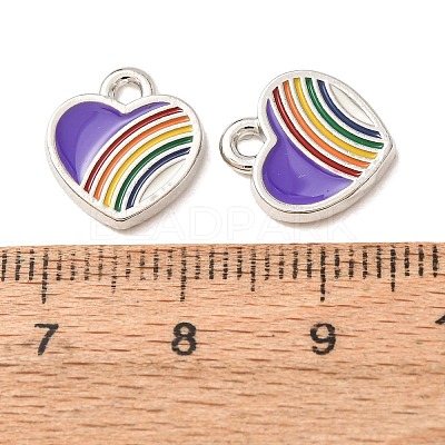 Alloy Enamel Pendants AL-CBA7256-10P-1