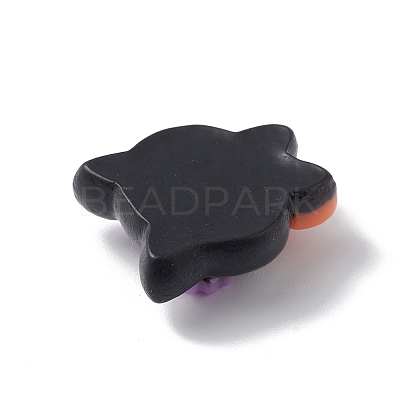 Halloween Theme Opaque Resin Cabochons RESI-E035-01H-1