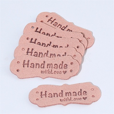 Microfiber Leather Labels LS-DIY-TAC0005-57A-1