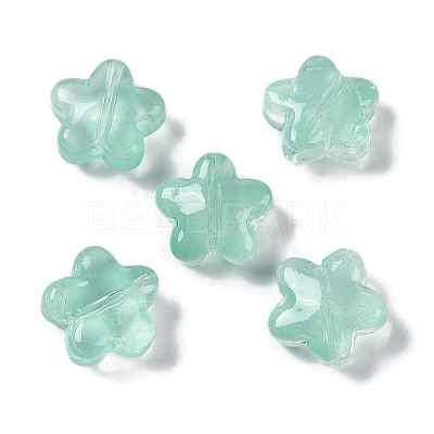 Baking Paint Glass Beads GLAA-S202-10D-1