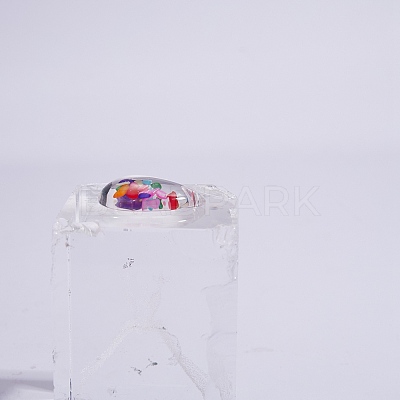 40Pcs 10 Colors Transparent Glass Pendants GGLA-SZ0001-44-1