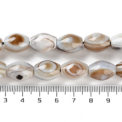 Natural Eye Agate Beads Strands G-NH0019-D02-02-1
