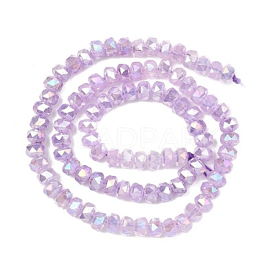 Imitation Jade Glass Beads Strands EGLA-F167-03A-04-1