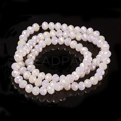 Electroplate Glass Beads Strands EGLA-A034-J2mm-T06-1