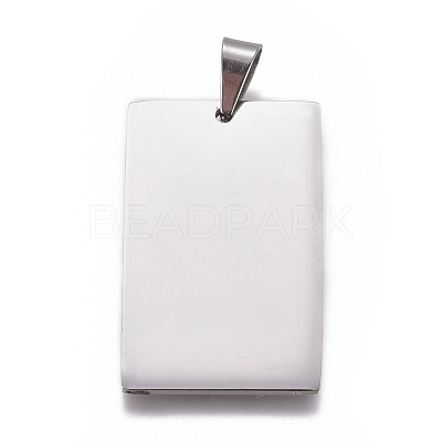 Non-Tarnish 304 Stainless Steel Pendants STAS-F223-48P-1