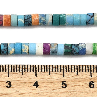 Dyed Synthetic Turquoise Beads Strands G-Z089-A04-R-1