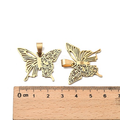 201 Stainless Steel Pendants STAS-K310-07G-1
