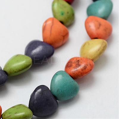 Synthetic Magnesite Bead Strands G-P228-85-1