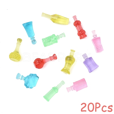 20Pcs Transparent Acrylic Children's Gem Toys OACR-YW0003-91-1