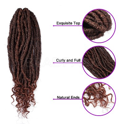 Curly Faux Locs Crochet Hair LS-OHAR-G005-12D-1