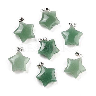 Natural Gemstone Pendants G-I319-01P-1