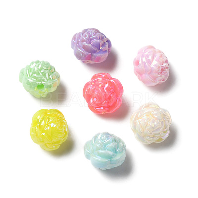 Opaque Acrylic Beads MACR-F074-04-1
