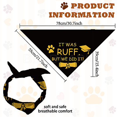 Cotton Dog's Kerchief AJEW-WH0503-025-1