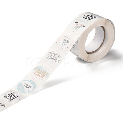 Birthday Themed Pattern Self-Adhesive Stickers DIY-E023-08I-1