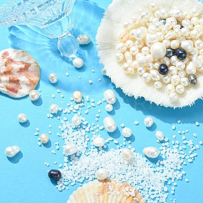 Natural Pearl & Glass Beads BSHE-XCP0001-06-1