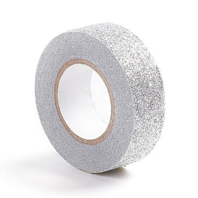 Glitter Foil Masking Tapes DIY-WH0167-10B-1