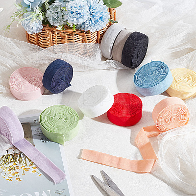 60M 12 Colors Polyester Elastic Cords SRIB-PH0001-31-1