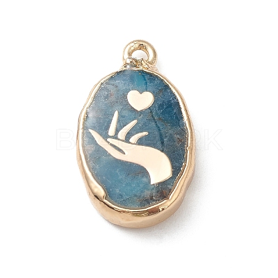 Natural Apatite Pendants G-K333-01K-1