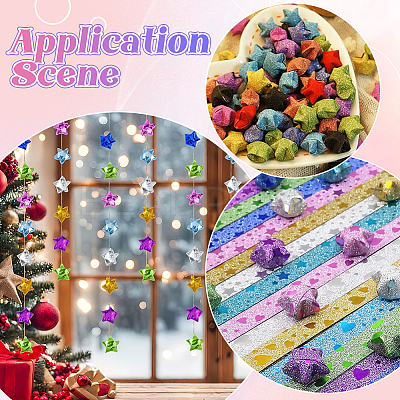 Lucky Star Origami Paper DIY-SC0027-38A-1