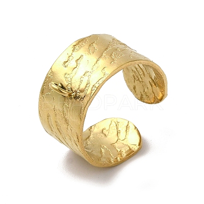 Ion Plating(IP) 304 Stainless Steel Cuff Ring Settings STAS-E202-01G-1