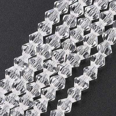 Imitate Austrian Crystal Bicone Glass Beads Strands X1-GLAA-F029-4x4mm-13-1