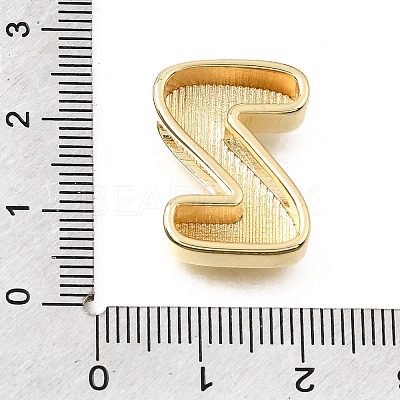Brass Slide Charms KK-E802-33G-Z-1