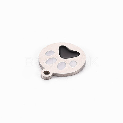 304 Stainless Steel Enamel Charms LS-STAS-Q242-039C-1