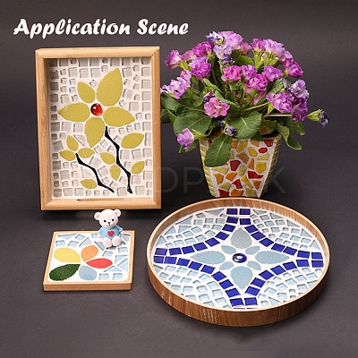 Leaf Shape Porcelain Mosaic Tiles PW-WG00441-02-1