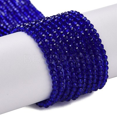 Transparent Glass Beads Strands X-GLAA-H021-04-09-1