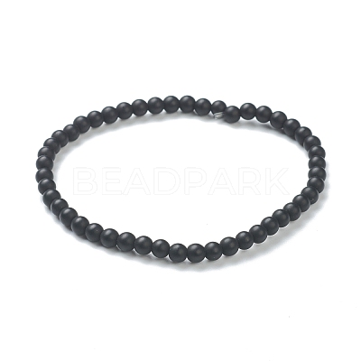 Glass Beaded Stretch Bracelets BJEW-D446-A-23-1