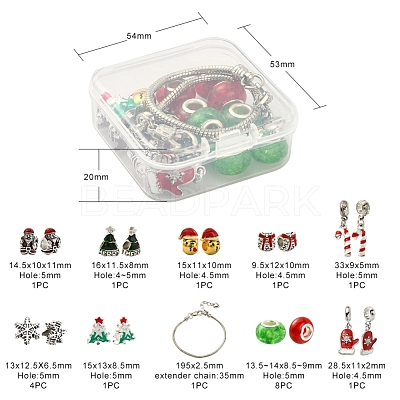 DIY European Bracelet Making Kit DIY-YW0005-87-1