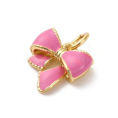 Brass Enamel Charms KK-Q098-27G-C-1