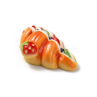 Opaque Resin Imitation Food Decoden Cabochons CRES-H001-03B-1