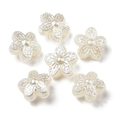 ABS Imitation Pearl Beads OACR-K001-21-1