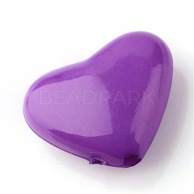 Opaque Acrylic Beads SACR-Q134-C13-1