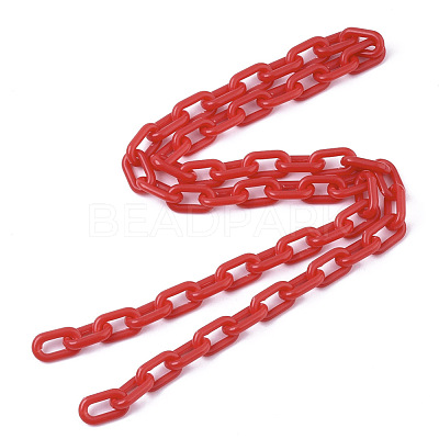 Opaque Acrylic Cable Chains SACR-N010-002F-1