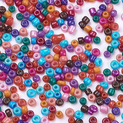 12/0 Baking Paint Glass Seed Beads SEED-S001-KM-1